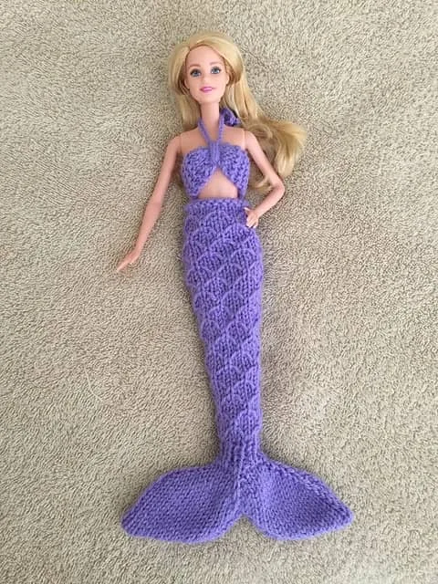 Barbie Doll Mermaid Tail by Angie Hartley