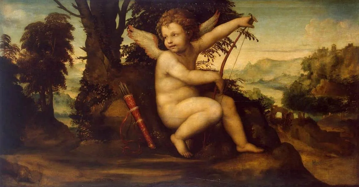 Cupid in a Landscape by Sodoma (circa 1510)