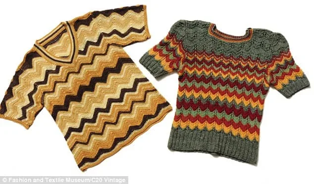 1930s knitted jumpers (image FTM London via The Daily Mail)