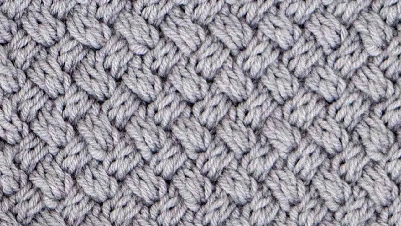 Woven Cable Knitting Stitch