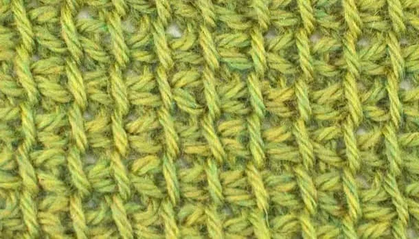 The Feather Diamond Lace Stitch