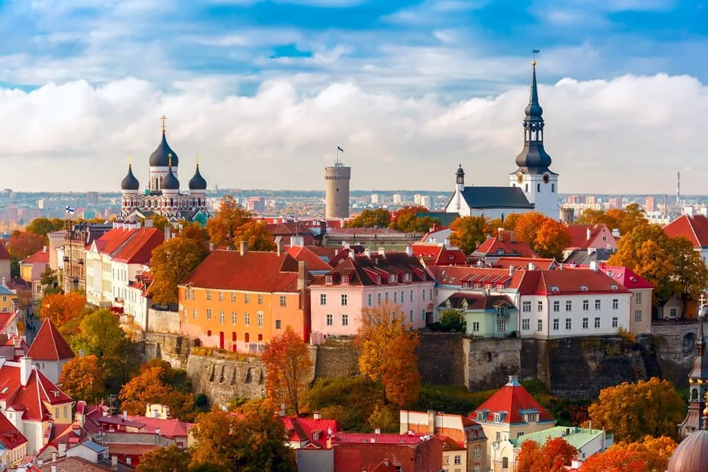 View of Old Town Tallinn, Estonia