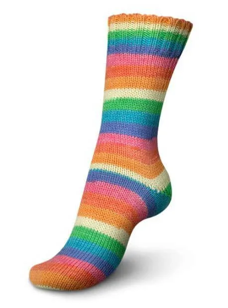 Regia is credited as being one of the first self-striping yarns