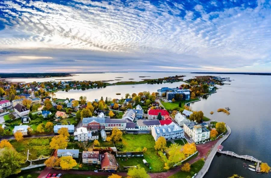 Haapsalu, Estonia, famous around the world for it's lace shawls