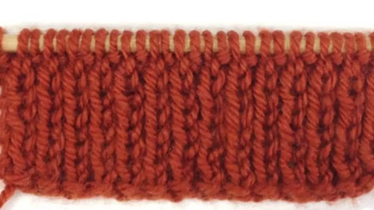 Woven Cable Knitting Stitch